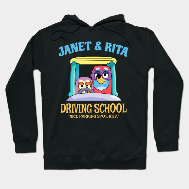 driving school Hoodie by Rondeboy